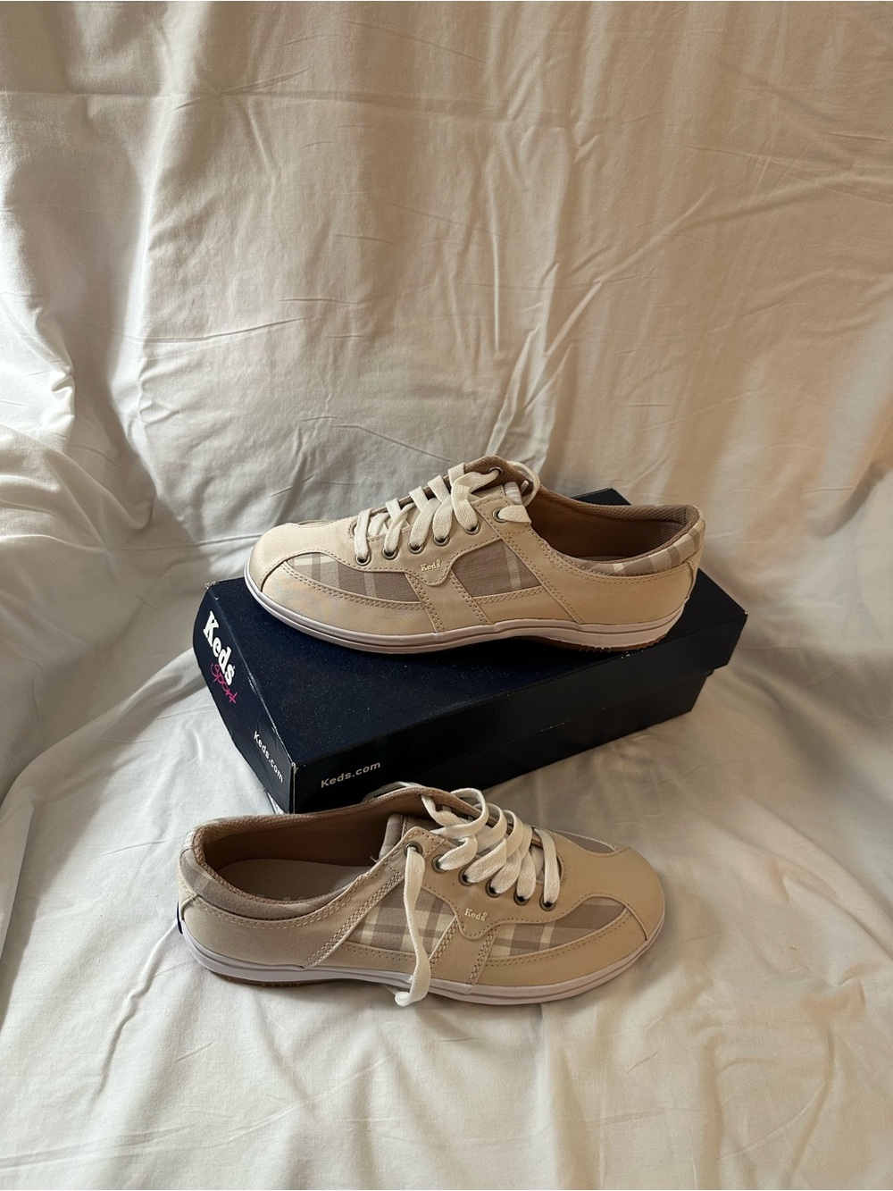 Keds Plaid Low-Top Sneakers